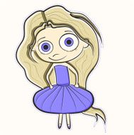 little girl ballerina