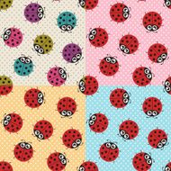 seamless lady bug pattern N3