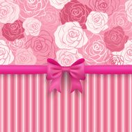 Romantic vector seamless background Greeting card wallpaper