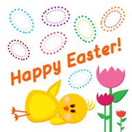 Easter greetings card N6
