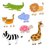 Vector Cartoon Animals N7