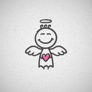Hand Drawn Angel N20