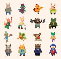 animal icon set N2