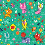 cute kittens pattern