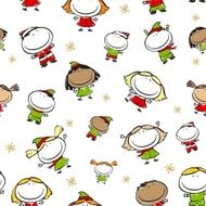Christmas seamless pattern N19