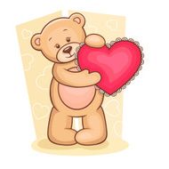 Teddy Bear With Heart N7