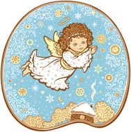 Angel with a Christmas star
