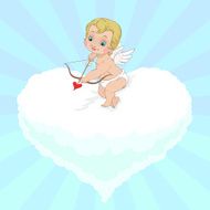 Valentine&#039;s Day Angel aiming