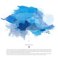 Vector watercolor template N147