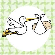 baby - stork