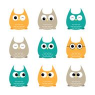 Set of owls N2