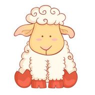 Cute sheep character of chinese new year symbol N2