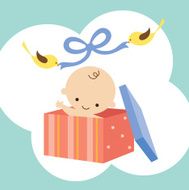 Wonderful Baby in a Gift Box N2