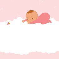 Sleeping baby girl N5