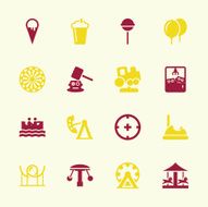 Theme Park Icons - Color Series