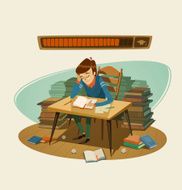 Self education Vector illustration