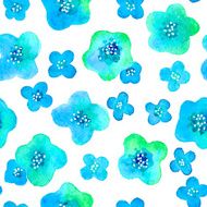 Seamless pattern with flowers in vector N2