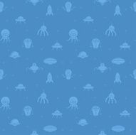 UFO seamless wallpaper