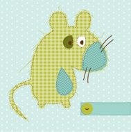 Greeting card with Mouse