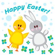 Easter greetings card N7