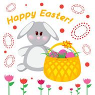 Easter greetings card N8