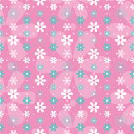 blue and white flowers background