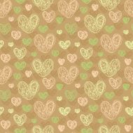 Seamless hand drawn decorative beige texture