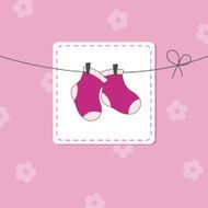 Baby girl card N8