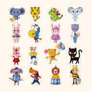 set of animal icons N12
