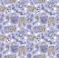 Seamless baby background N92