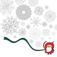 Little cute Santa Claus