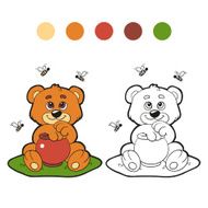 Coloring book (bear) N15