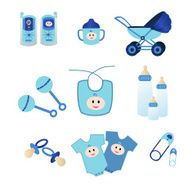 Blue Baby Icons