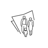 Family Album vector sign