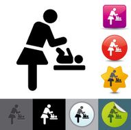 Changing diaper icon