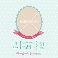 Baby arrival card N11