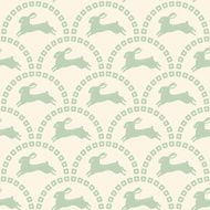 seamless rabbits pattern N7