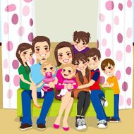 Happy Large Family N2