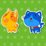 Cute animal stickers N38