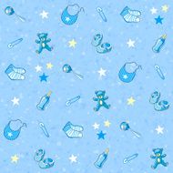 Baby boy seamless pattern N4