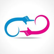 creative hand icon vector concept N2