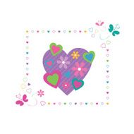 hearts greeting card N9