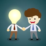 shake hands with the idea