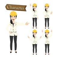 Engineer character set vector N12