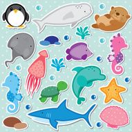 Sea Animals Clip Art N6