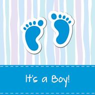 Baby boy card N8