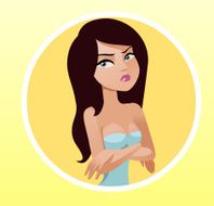 offended girl N2