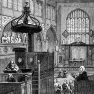 Interior of St Margaret&#039;s Church Westminster 1695