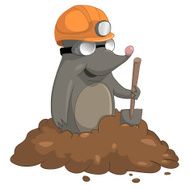 Cartoon Character Mole N2