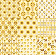 seamless floral fabric pattern N2